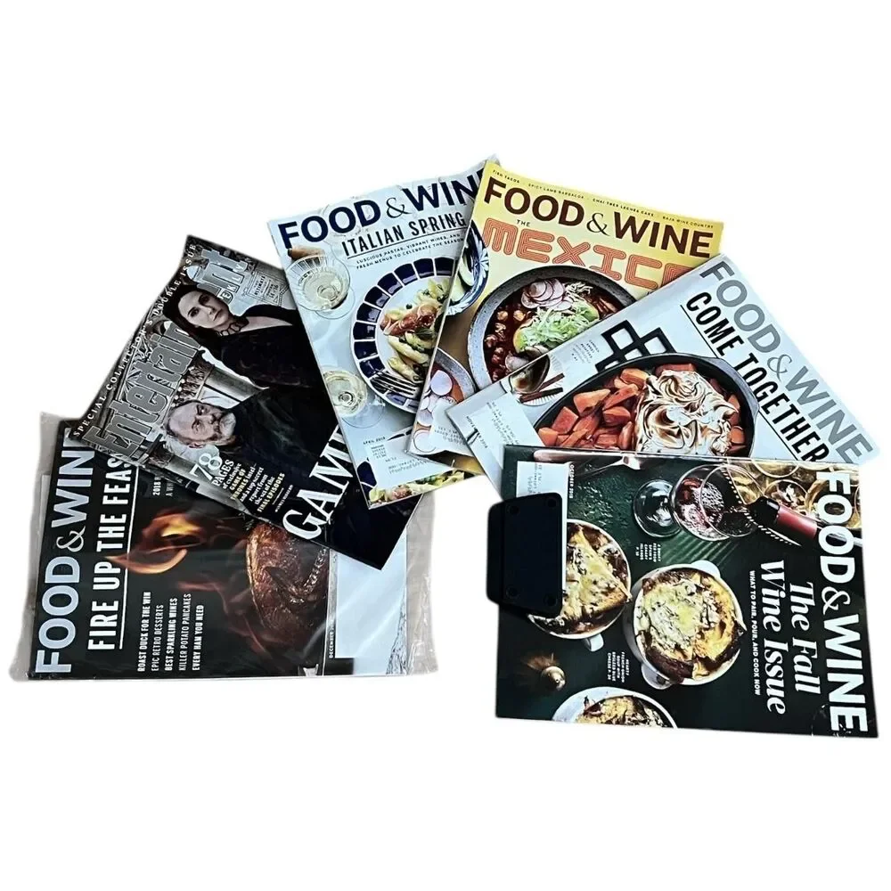 Food & Wine Magazine Lot 6 2018 2019 Issues Entertainment Weekly Game Of Thrones